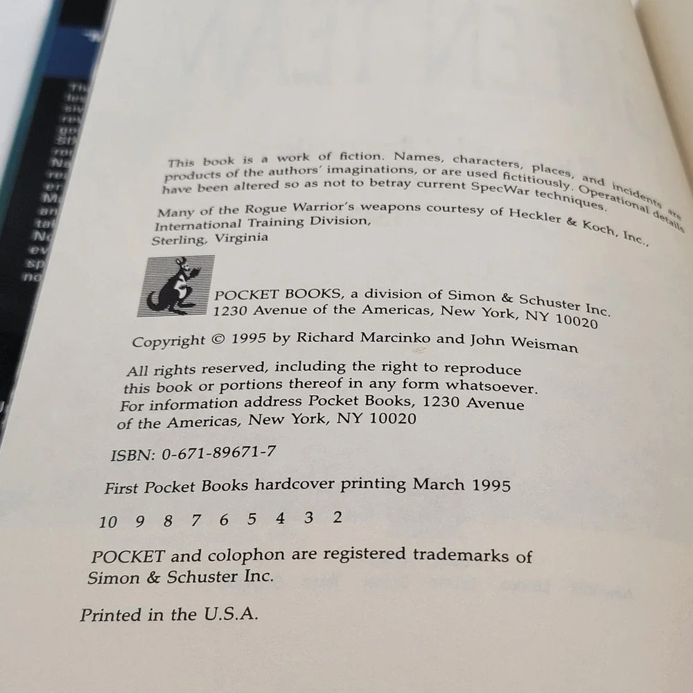 Pocket Books richard marcinko